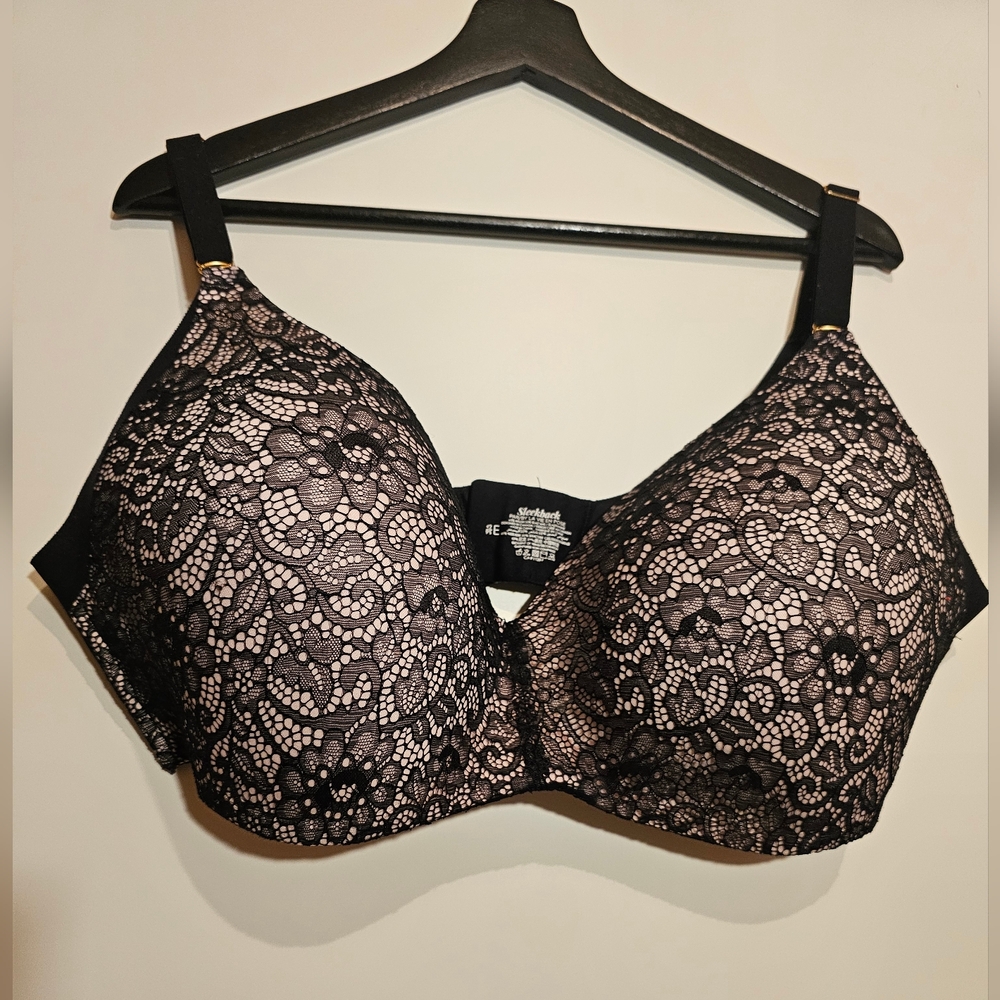 SLEEKBACK BY LA VIE EN ROSE | Lightly Lined Smooth Lace Bra. No Flaws.Sz 42 E